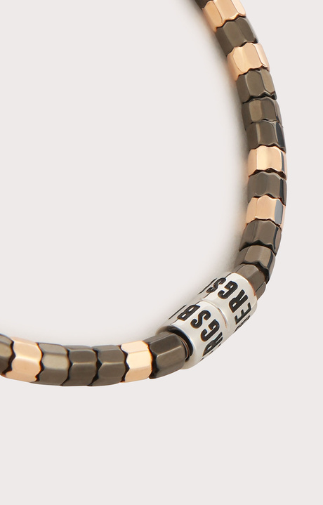 Bikkembergs men's bracelet with two-tone elements, 320 Bikkembergs men's bracelet with two-tone elements, 320, hi-res-1