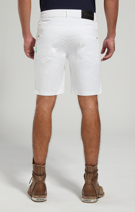 Men's jean shorts, OFF WHITE Men's jean shorts, OFF WHITE, hi-res-1