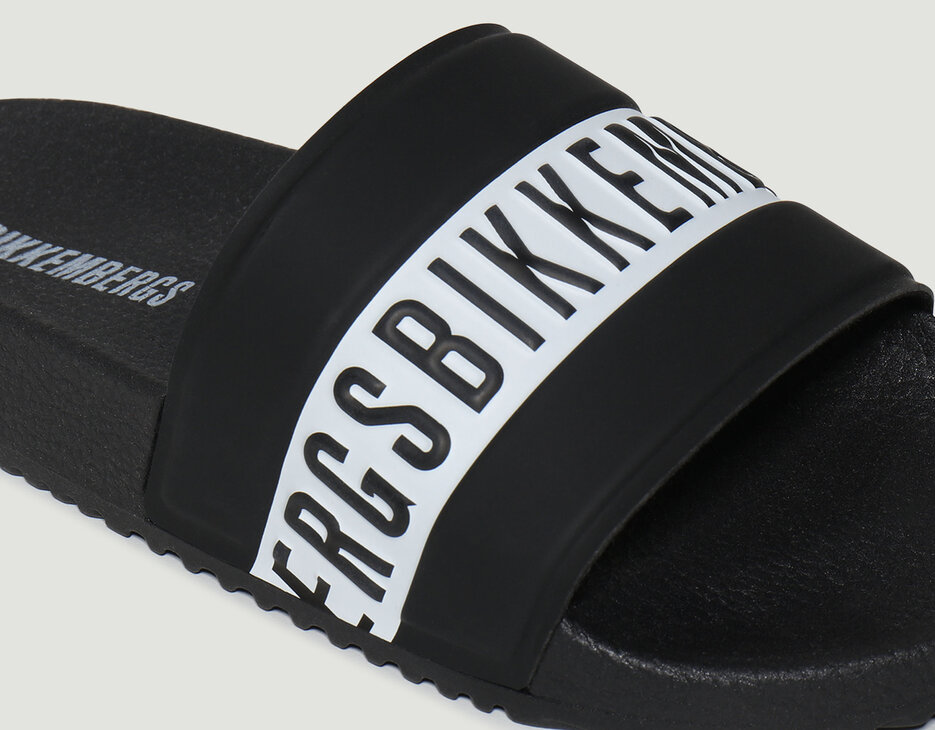 Women's Pool slides, BLACK Women's Pool slides, BLACK, hi-res-1