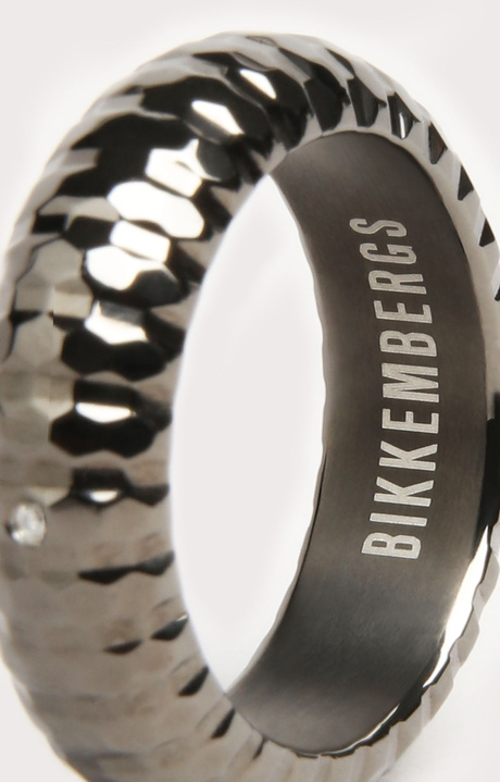 Bikkembergs men's ring with diamond, 300, hi-res-1