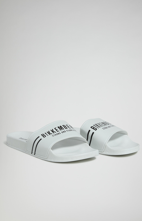 Men's sliders with sack, WHITE Men's sliders with sack, WHITE, hi-res-1