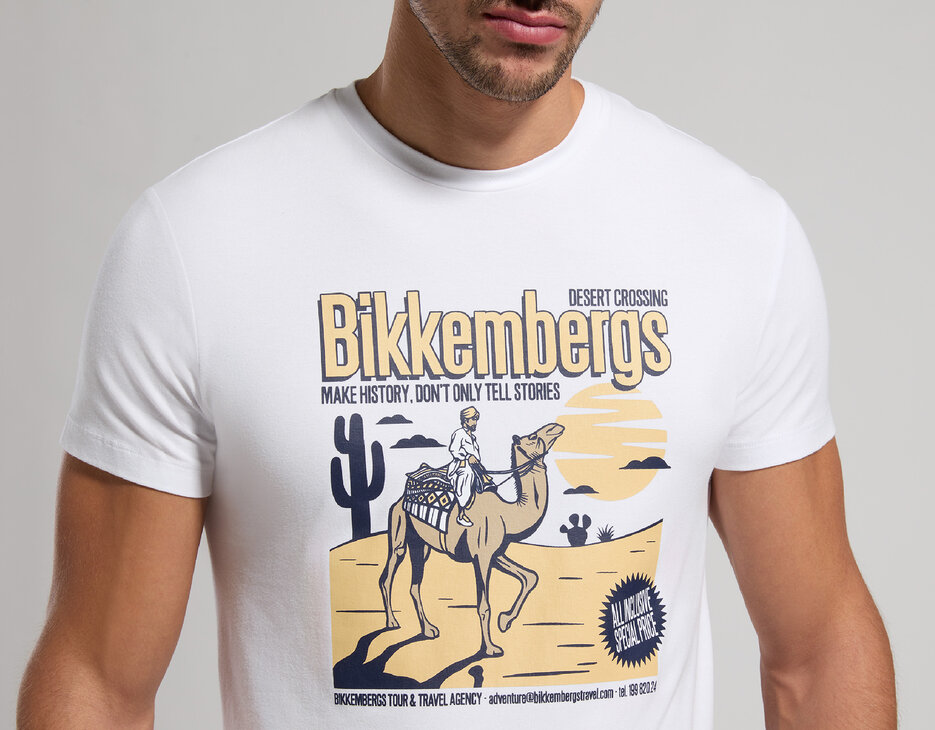 Men's T-shirt with Voyager print, WHITE Men's T-shirt with Voyager print, WHITE, hi-res-1