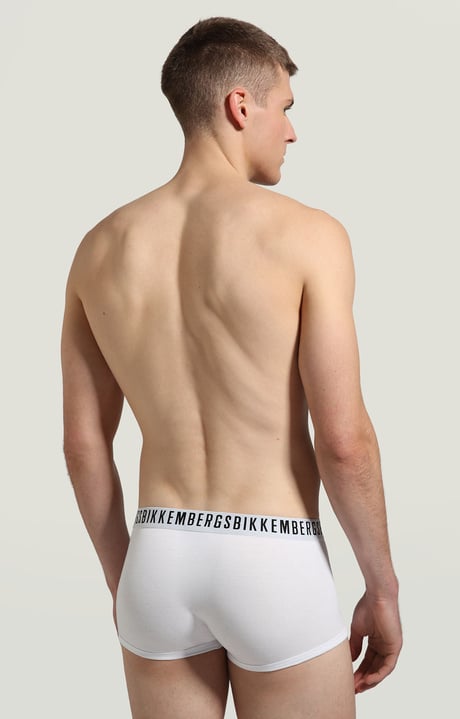 2-pack men's boxers in stretch cotton, WHITE 2-pack men's boxers in stretch cotton, WHITE, hi-res-1