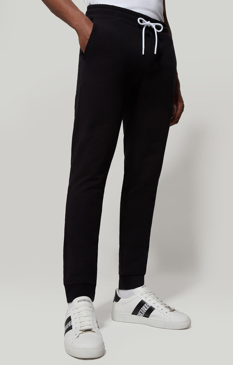 Men's fleece joggers, BLACK Men's fleece joggers, BLACK, hi-res-1