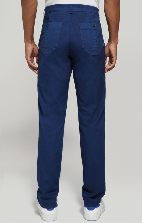 Men's pants with pocket detail, BLUE Men's pants with pocket detail, BLUE, hi-res-1
