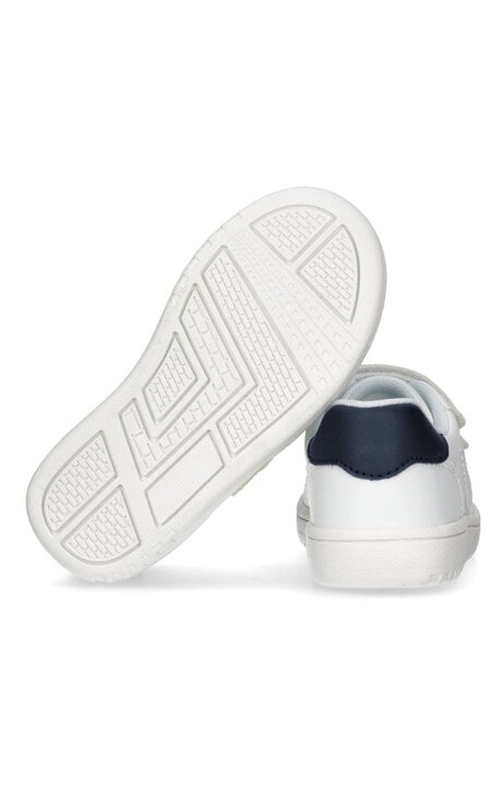 LOW CUT VELCRO SNEAKER, WHITE/BLUE, hi-res-1