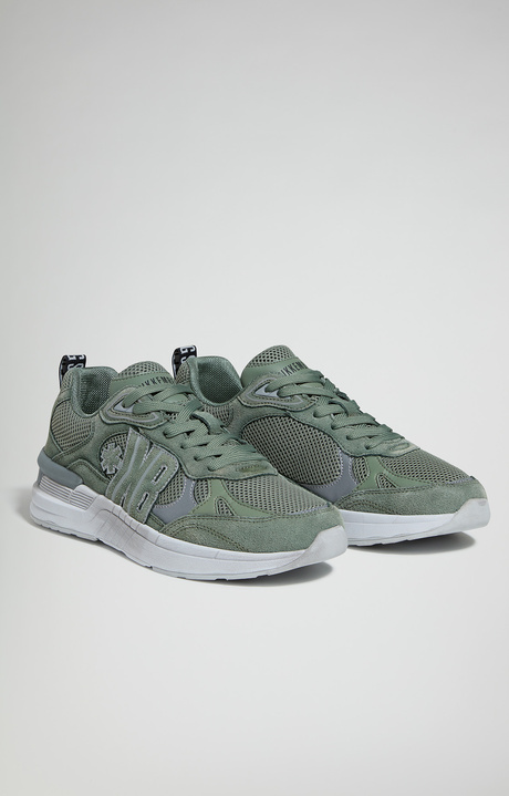 Men's sneakers - Dunga M, SAGE, hi-res-1