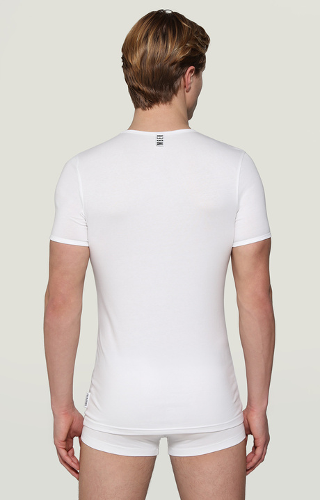 2-pack men's V-neck undershirt, WHITE, hi-res-1