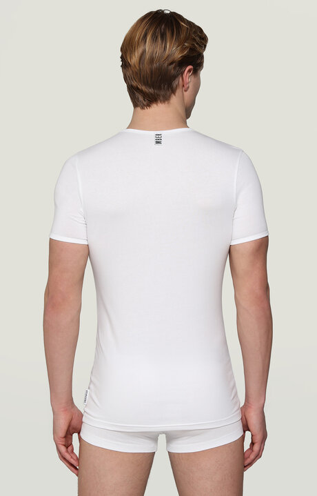 T-SHIRT (V-NECK), WHITE, hi-res-1