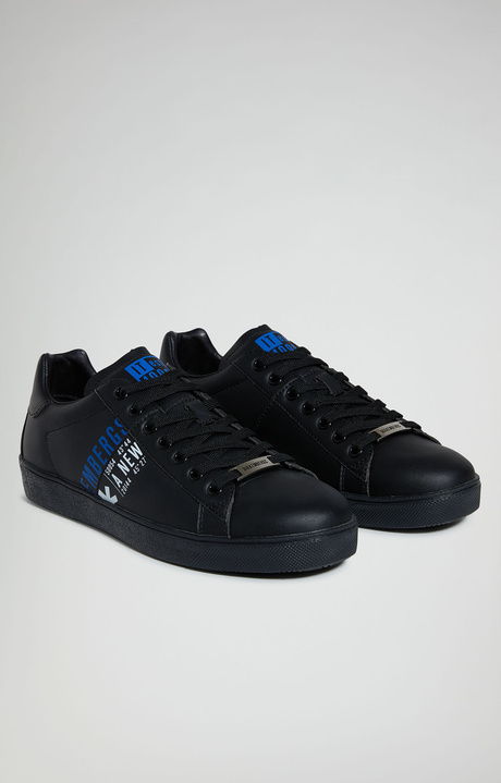 Recoba M color-block men's sneakers, BLACK Recoba M color-block men's sneakers, BLACK, hi-res-1
