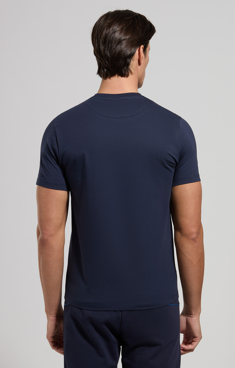 Men's T-shirt in stretch jersey, DRESS BLUES Men's T-shirt in stretch jersey, DRESS BLUES, hi-res-1