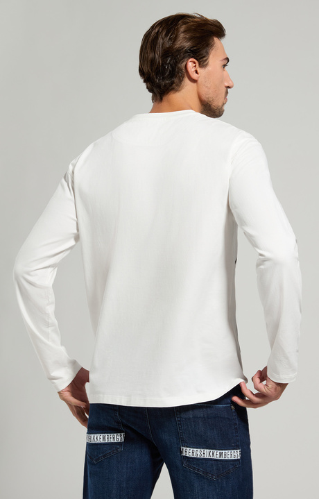 Men's print jersey T-shirt, WHITE, hi-res-1