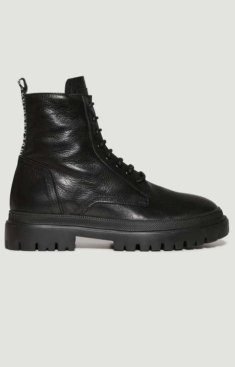 Men's leather ankle boots - Bik Man, BLACK Men's leather ankle boots - Bik Man, BLACK, hi-res-1
