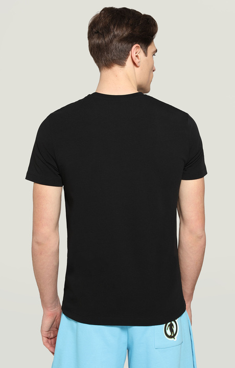 Men's T-shirt with 3D print, BLACK Men's T-shirt with 3D print, BLACK, hi-res-1
