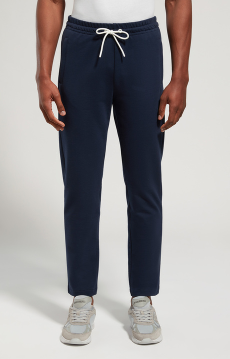 Men's joggers with tape, DRESS BLUES, hi-res-1