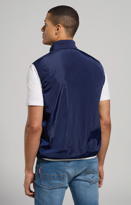 Waterproof men's vest, DRESS BLUES Waterproof men's vest, DRESS BLUES, hi-res-1