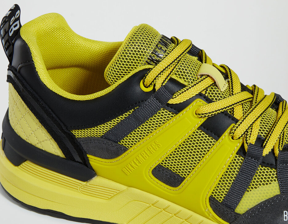 Dunga M men's sneakers, FLUO YELLOW/DARK GREY/BLACK Dunga M men's sneakers, FLUO YELLOW/DARK GREY/BLACK, hi-res-1