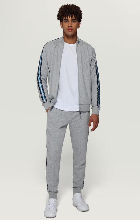 FULL ZIP JACKET, GREY MELANGE, hi-res-1