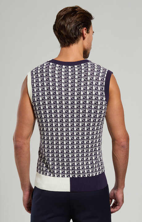 GILET, WHITE/DRESS BLUE, hi-res-1