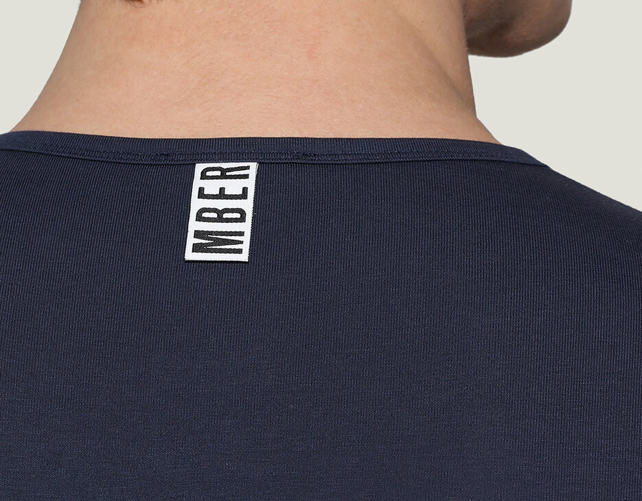 2-pack men's V-neck undershirt, NAVY, hi-res-1