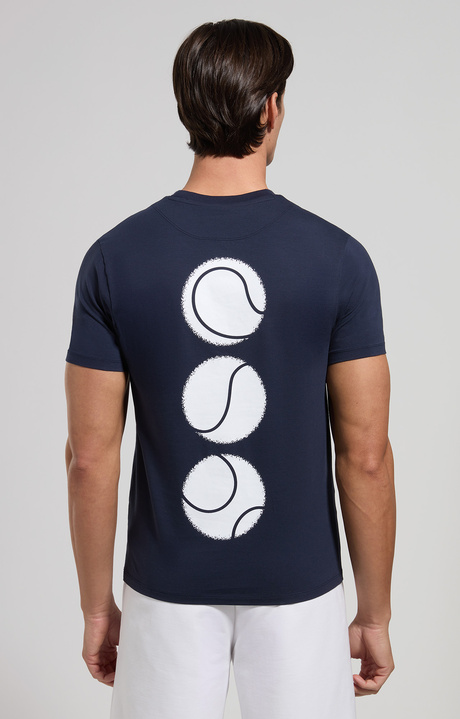 Men's tennis print T-shirt, DRESS BLUES Men's tennis print T-shirt, DRESS BLUES, hi-res-1