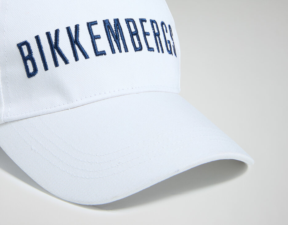 Embroidered men's baseball cap, WHITE Embroidered men's baseball cap, WHITE, hi-res-1