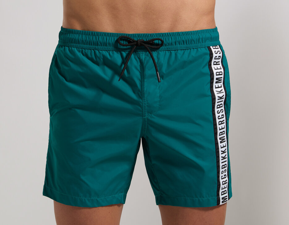 Men's boardshorts with tape, EVERGLADE Men's boardshorts with tape, EVERGLADE, hi-res-1