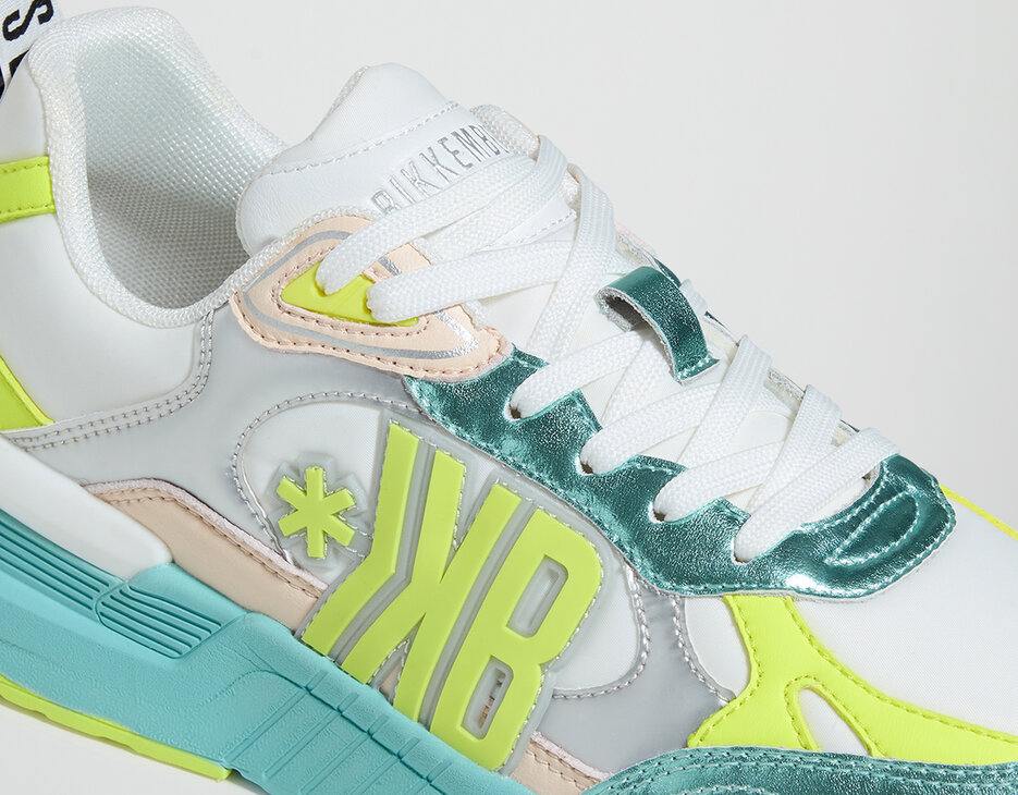 Women's sneakers - Dunga W, LIGHT GREEN/WHITE/FLUO YELLOW/SILVER/PINK Women's sneakers - Dunga W, LIGHT GREEN/WHITE/FLUO YELLOW/SILVER/PINK, hi-res-1