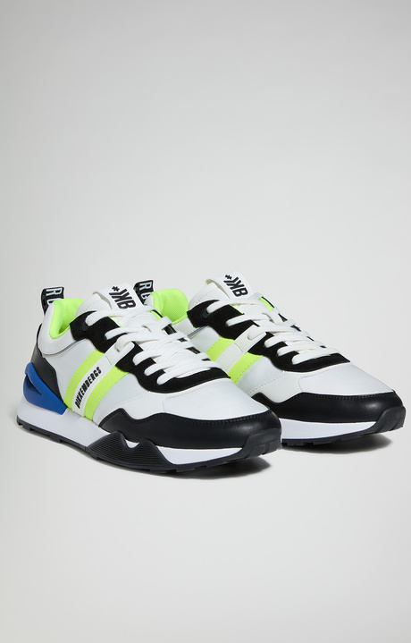 Men's sneakers - Retrò M, BLACK/WHITE/FLUO YELLOW Men's sneakers - Retrò M, BLACK/WHITE/FLUO YELLOW, hi-res-1