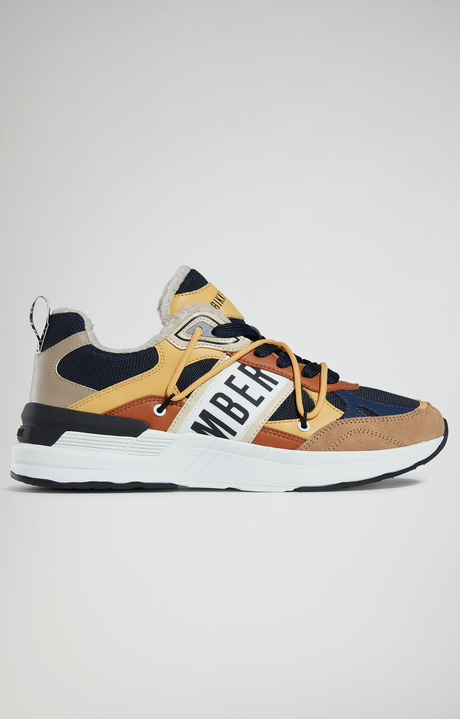 Dunga M men's sneakers, YELLOW/BLUE/BROWN Dunga M men's sneakers, YELLOW/BLUE/BROWN, hi-res-1