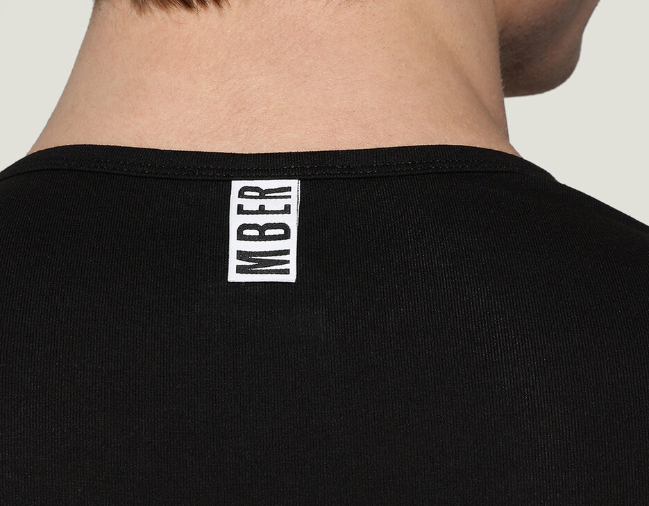 2-pack men's V-neck undershirt, BLACK, hi-res-1