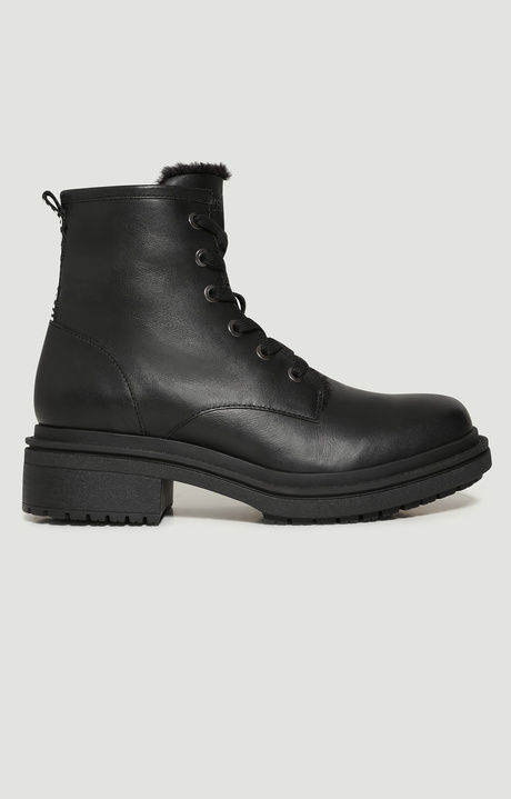 Saory women's lined combat boots, BLACK Saory women's lined combat boots, BLACK, hi-res-1