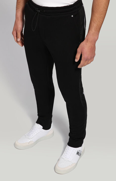 FLEECE PANTS(FELPA), BLACK, hi-res-1