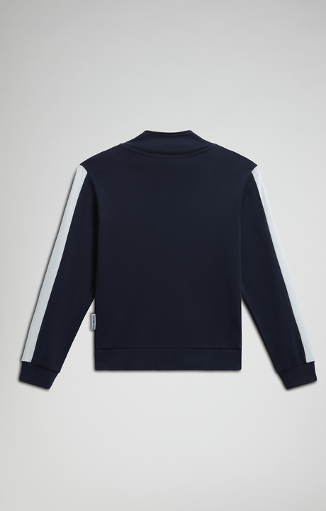 Boy's zip sweatshirt, NAVY Boy's zip sweatshirt, NAVY, hi-res-1
