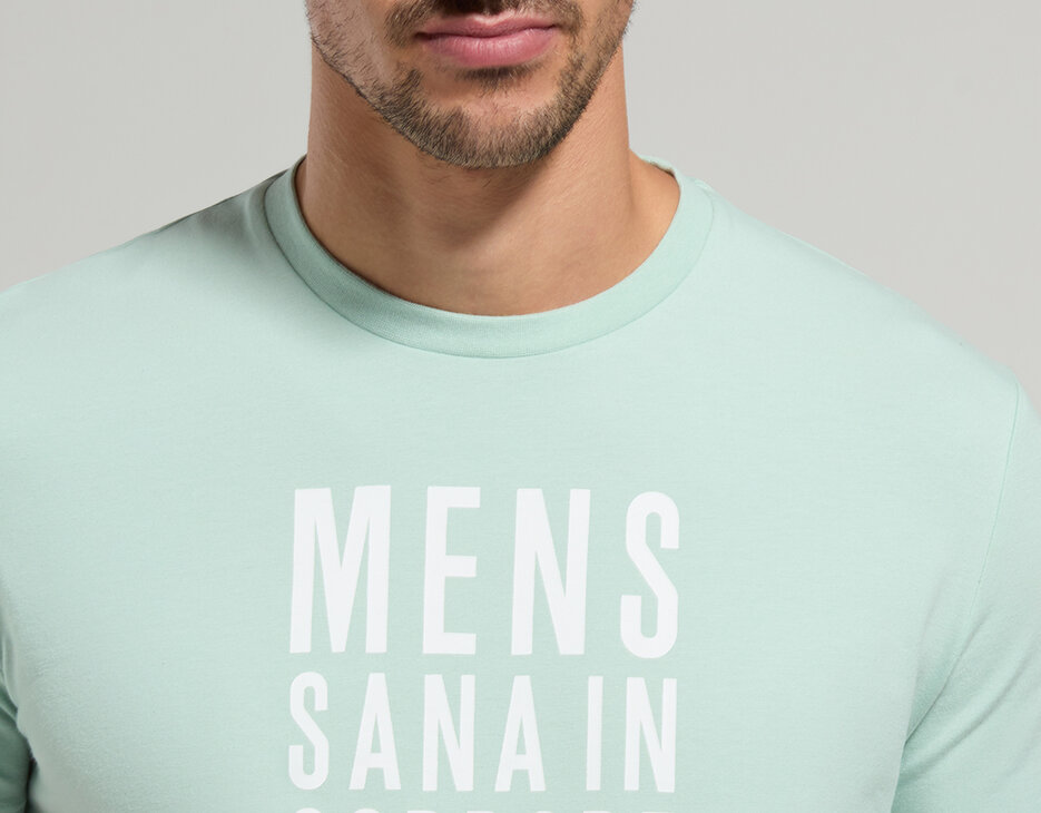 Men's print T-shirt, HARBOR GRAY Men's print T-shirt, HARBOR GRAY, hi-res-1