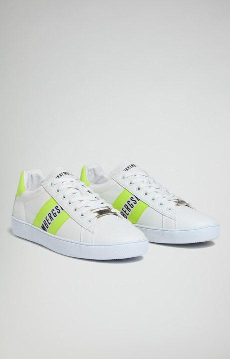 Men's sneakers - Recoba M, WHITE/FLUO YELLOW Men's sneakers - Recoba M, WHITE/FLUO YELLOW, hi-res-1