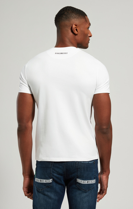Men's print T-shirt, WHITE, hi-res-1