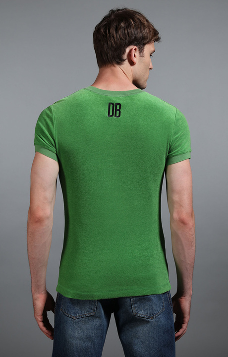 Men's green t-shirt in jersey, GREEN Men's green t-shirt in jersey, GREEN, hi-res-1