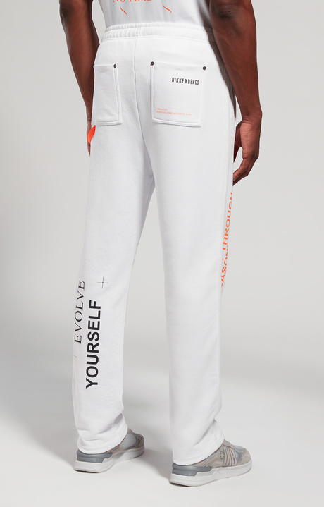 Men's joggers, WHITE, hi-res-1