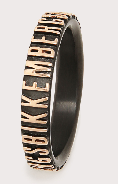 Bikkembergs unisex ring with embossed lettering, 280 Bikkembergs unisex ring with embossed lettering, 280, hi-res-1