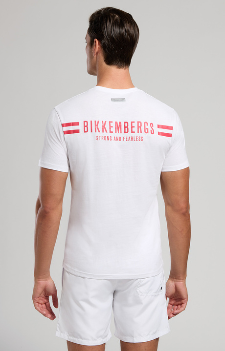 Men's print T-shirt, WHITE, hi-res-1