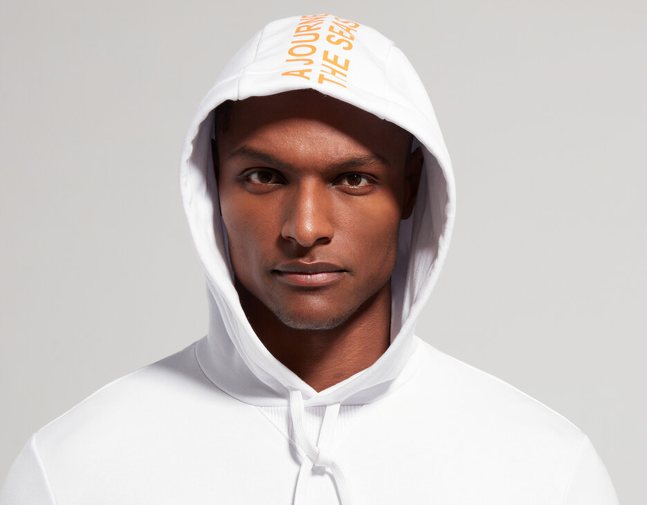 Men's hoodie, WHITE Men's hoodie, WHITE, hi-res-1