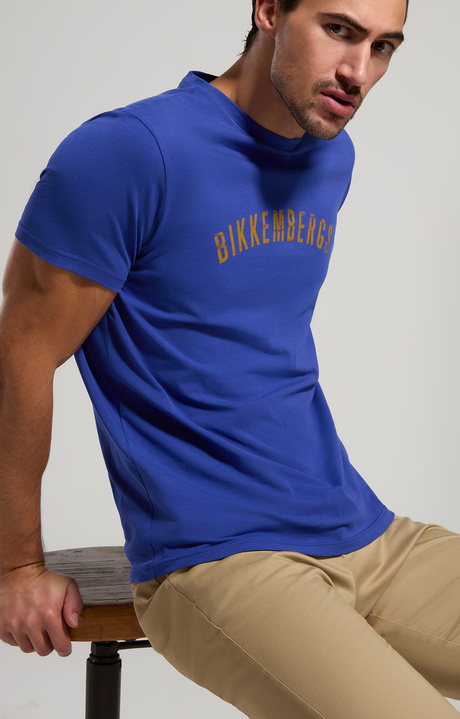 Men's print T-shirt, CLEMATIS BLUE Men's print T-shirt, CLEMATIS BLUE, hi-res-1