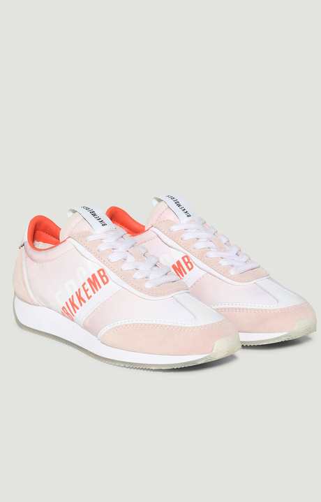 Women's sneakers Julie in suede leather, LIGHT PINK/CORAL Women's sneakers Julie in suede leather, LIGHT PINK/CORAL, hi-res-1