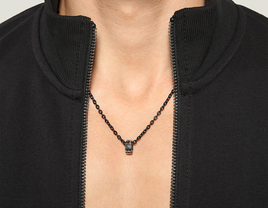 Bikkembergs necklace with pendant, 019 Bikkembergs necklace with pendant, 019, hi-res-1