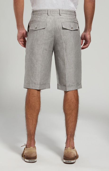 Men's bermuda shorts, GREY Men's bermuda shorts, GREY, hi-res-1