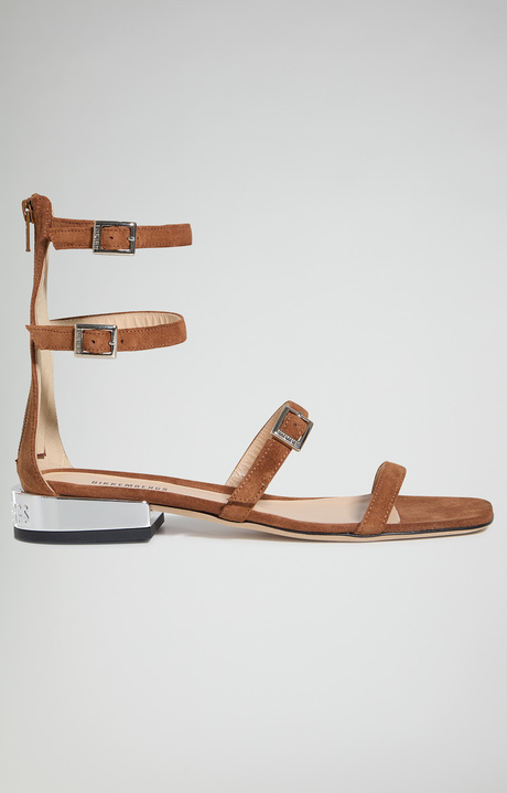Women's flat sandals - Izabel, BRANDY Women's flat sandals - Izabel, BRANDY, hi-res-1