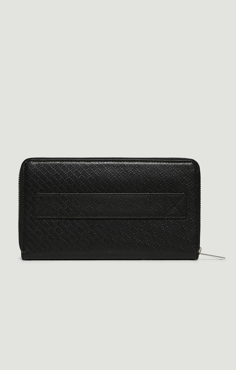 Leather clutch with all-over pattern - Asher, BLACK Leather clutch with all-over pattern - Asher, BLACK, hi-res-1