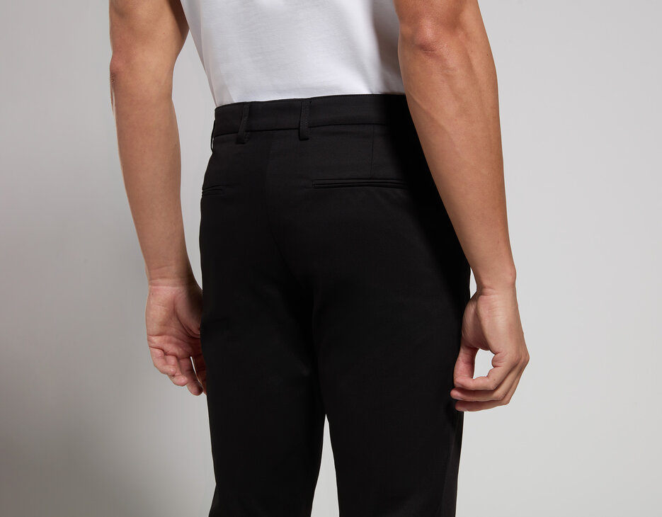 Classic men's pants, BLACK Classic men's pants, BLACK, hi-res-1