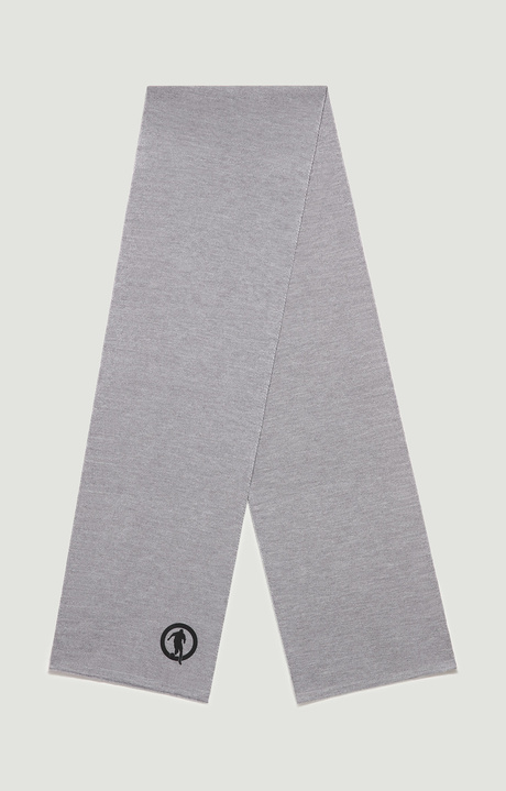 Men's scarf – Sport 25x180 cm, GREY LOGO BLACK Men's scarf – Sport 25x180 cm, GREY LOGO BLACK, hi-res-1